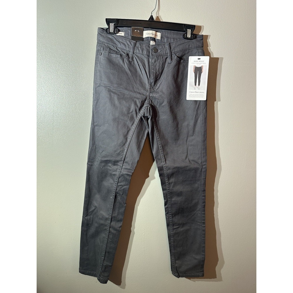 Calvin Klein Ankle Skinny Women's size 2 Gray Denim Jeans